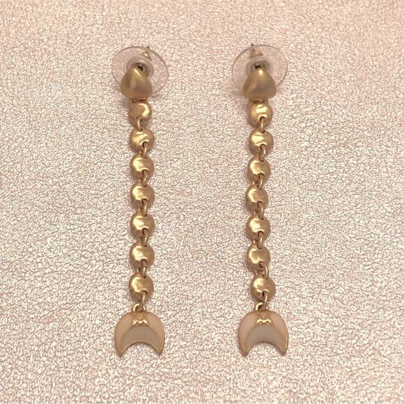 Stella & Dot | Trevally 2 in 1 Drop Earrings | Gold | 2.25” Length - Picture 4 of 4